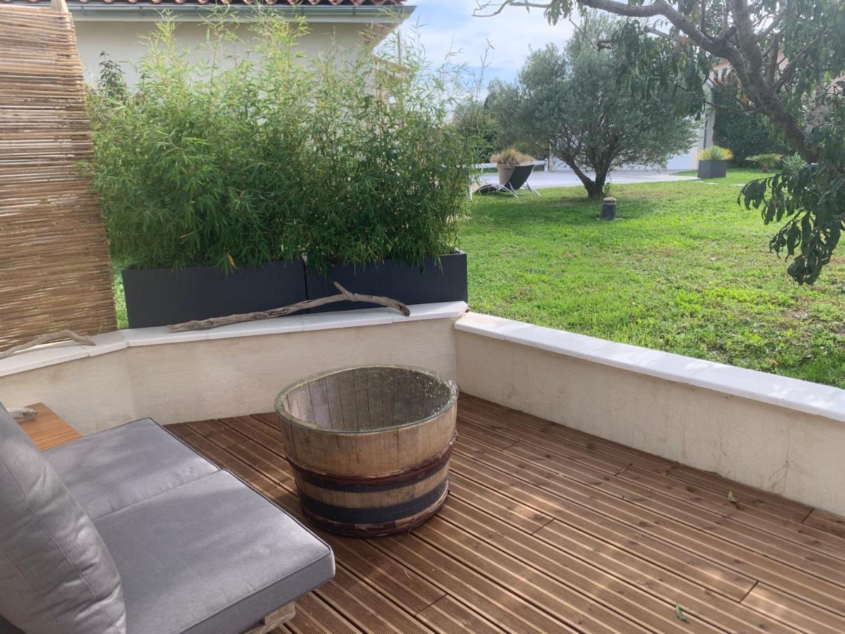 Gite Bambou Avec Piscine Saint-Andeol-le-Chateau Luaran gambar